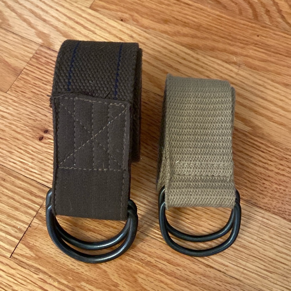Bundle of Men’s Fabric Vintage D Ring Belts